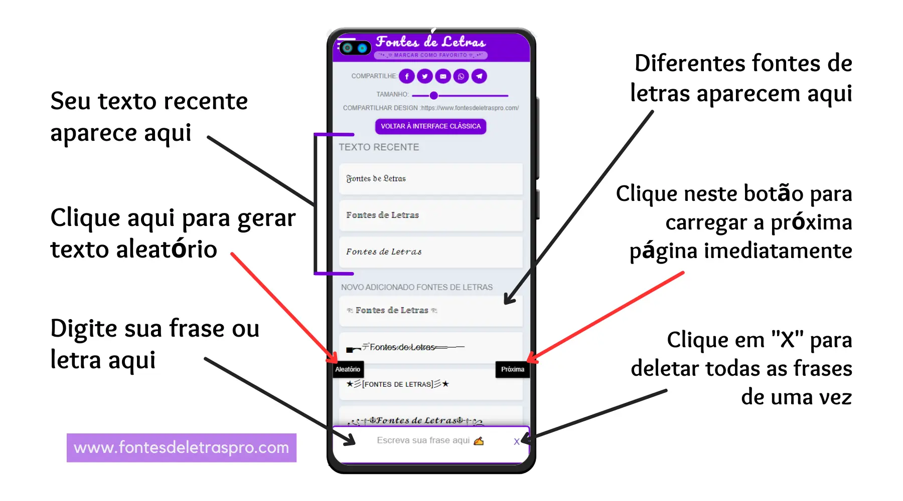 Como Funciona Este Gerador de Fontes de Letras